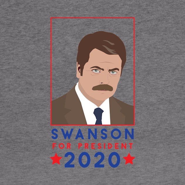 Swanson for President by Cat Bone Design